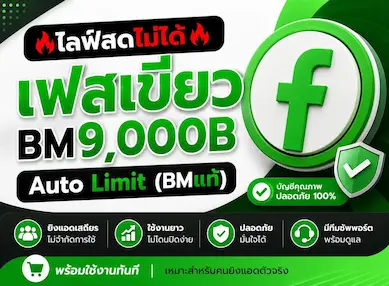 ซื้อ 🔥ไลฟ์สดไม่ได้🔥เฟสเขียว BM9,000B Auto Limit (BMเเท้) - YINGADS